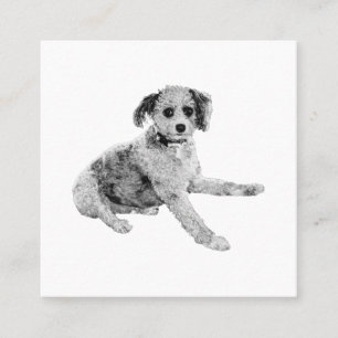 Open Poise, Trustful Presence Square Business Card
