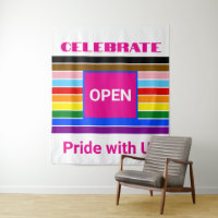 Open Pride Ally Rainbow Progress LGBT LGBTQ