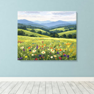 Open Range Prairies Canvas Print