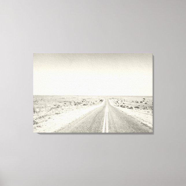 Open Road Desert Photograph Art Artist Print (Front)