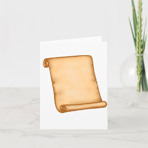 Open Scroll Note Cards