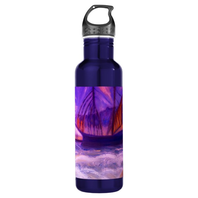 Open Sea - Artistic Stainless Bottle (Front)