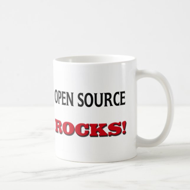 Open Source Rocks Coffee Mug (Right)