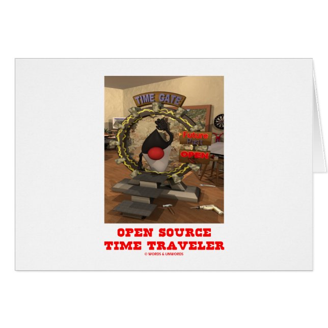 Open Source Time Traveller (Java's Duke) (Front Horizontal)