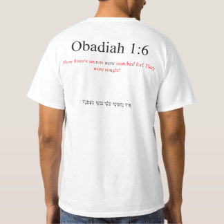 Open Source Translation Obadiah 1:6 T-Shirt