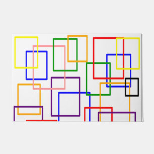 Open Squares Door Mat
