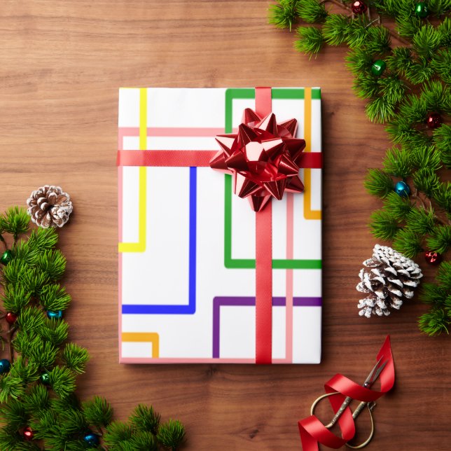 Open Squares Wrapping Paper (Holiday Gift)