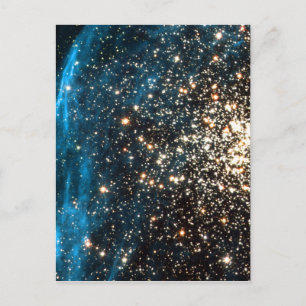 Open Star Cluster NGC 1850 in Dorado Constellation Postcard