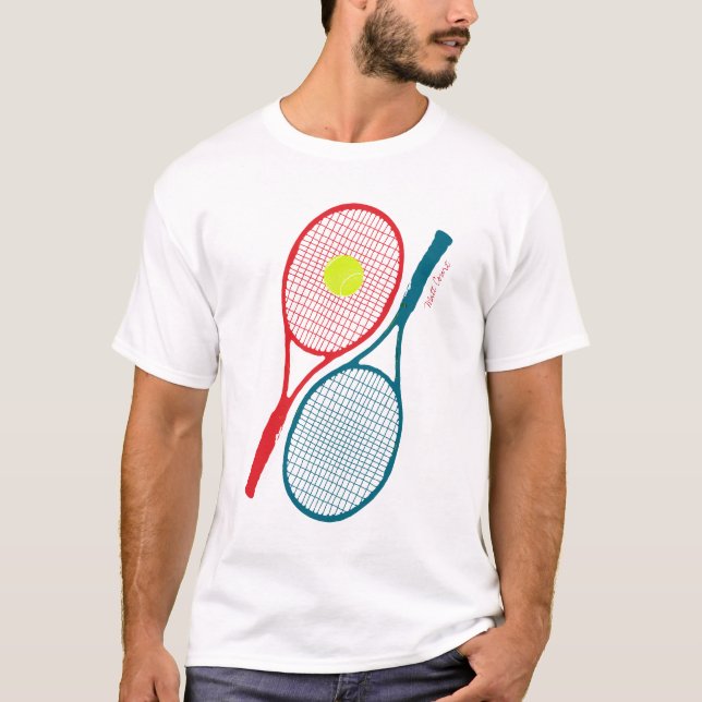 open tennis personalised / tennist T-Shirt (Front)
