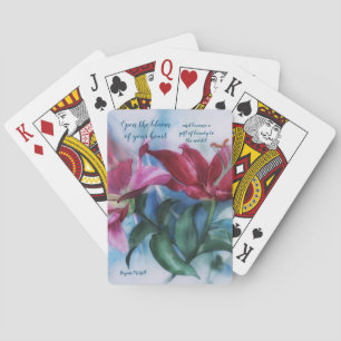 Open the Bloom Floral Playing Cards