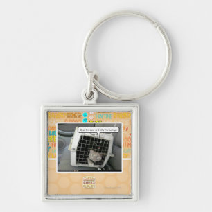 Open the door key ring