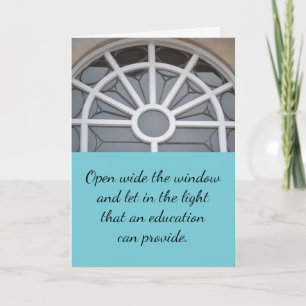 Open the Window High School Graduation Card