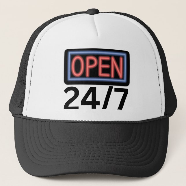 OPEN  TRUCKER HAT (Front)