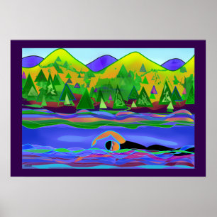 Open Water Solo Poster