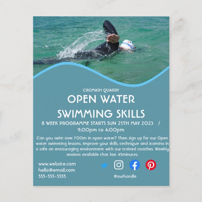 open water swimming triathlon cycle running   flye flyer (Front)