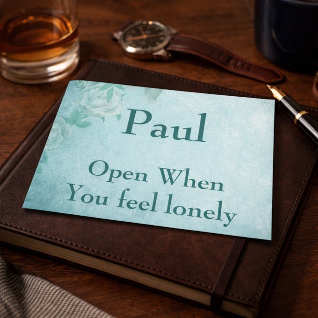 Open when you feel lonely envelopes (Creator Uploaded)