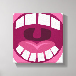 Open Wide and Say Ahhhh Canvas Print