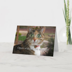 Open wide for the surgeon card