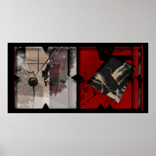 Open Work about Open Red 12 Photomontage Poster