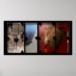 Open Work about Open Red 13 Photomontage Poster