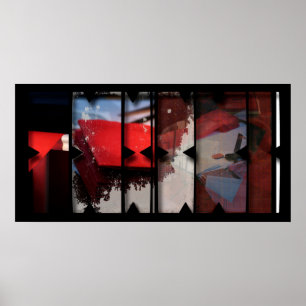 Open Work about Open Red 18 Photomontage Poster