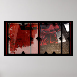 Open Work about Open Red 7 Photomontage Poster