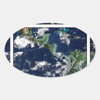 Open World Oval Sticker