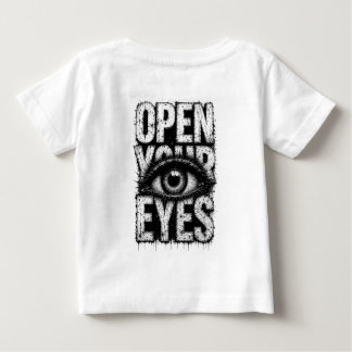 Open Your Eyes Grunge Gothic Eye Streetwear Art Baby T-Shirt