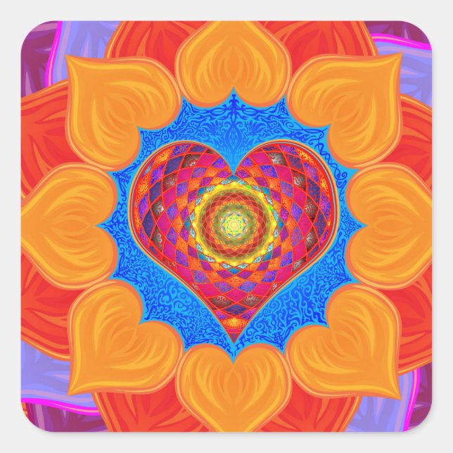 Open Your Heart Sticker (Front)