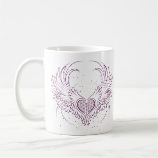 Open Your Heart to Connect With Your Angels Mug
