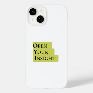 Open Your Insight | Inspirational Minimalist Phone Case-Mate iPhone 14 Case