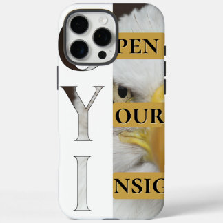 Open Your Insight – Minimal Vertical Phone Case