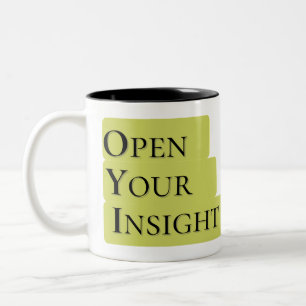 Open Your Insight Motivational Quote Mug