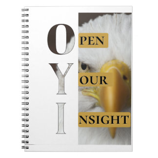 Open Your Insight – Thoughtful Minimalist Notebook