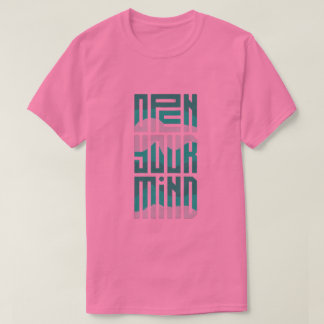Open Your Mind | Futuristic Typography T-Shirt