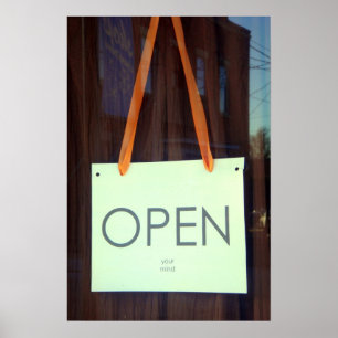OPEN your mind Photography Poster