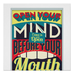 Open Your Mind Poster