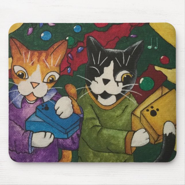 Opened Presents Mouse Mat (Front)