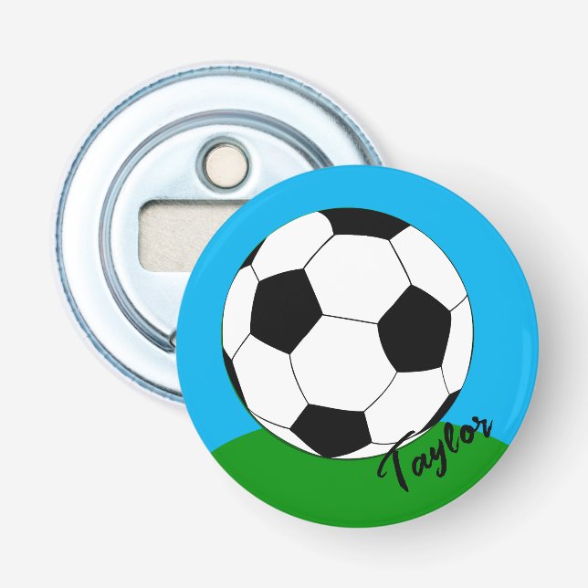 Opener for Soccer fans Monogrammed /Football party (Front)