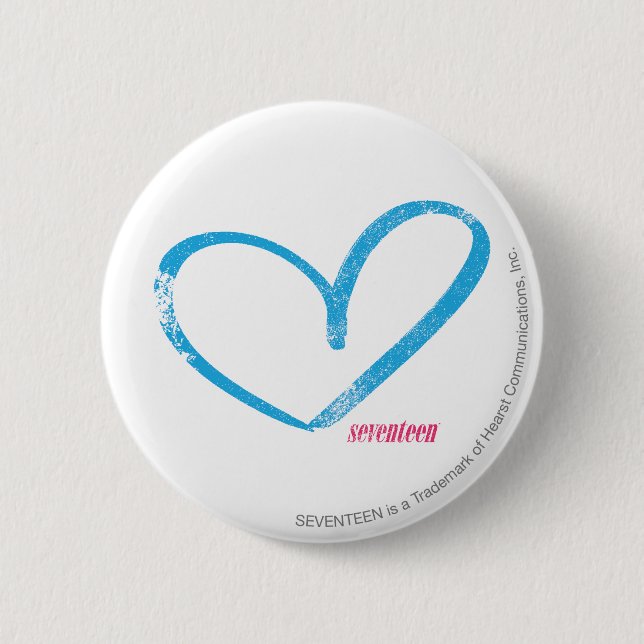 OpenHeart Aqua 6 Cm Round Badge (Front)