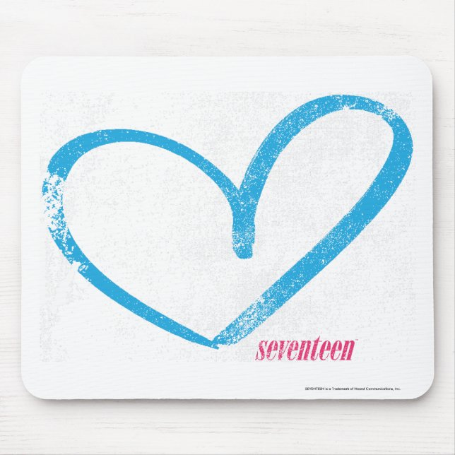 OpenHeart Aqua Mouse Mat (Front)