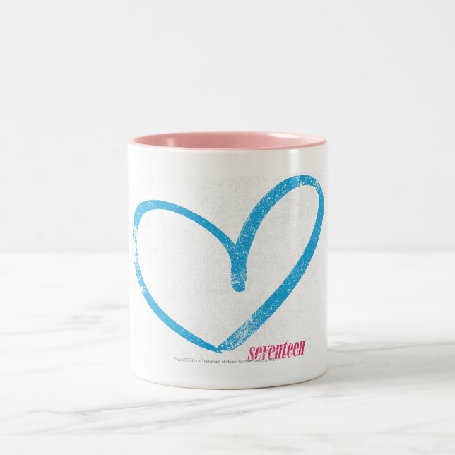 OpenHeart Aqua Two-Tone Coffee Mug (Center)