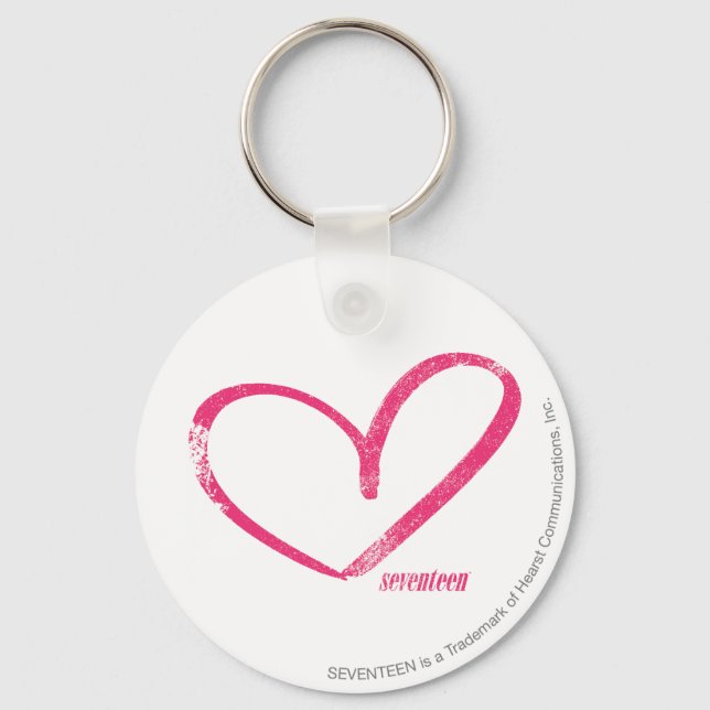 OpenHeart Magenta Key Ring (Front)