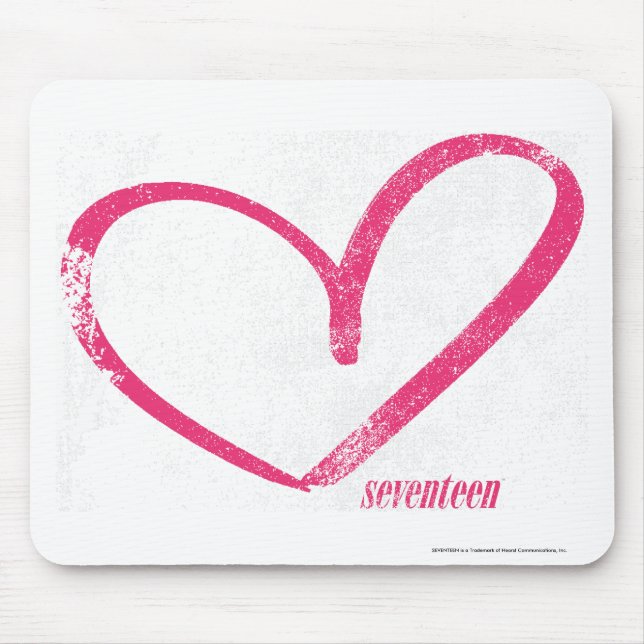 OpenHeart Magenta Mouse Mat (Front)