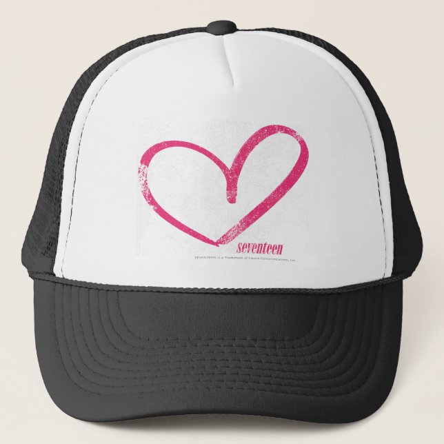 OpenHeart Magenta Trucker Hat (Front)