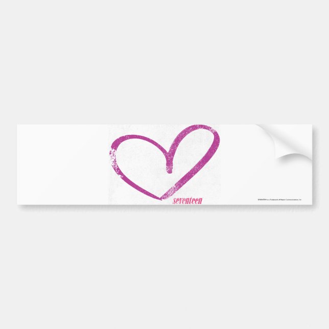 OpenHeart Purple Bumper Sticker (Front)