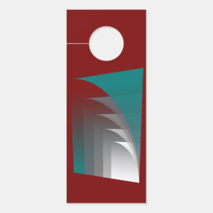 Opening curtains door hanger