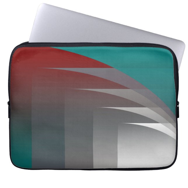 Opening curtains laptop sleeve (Front)