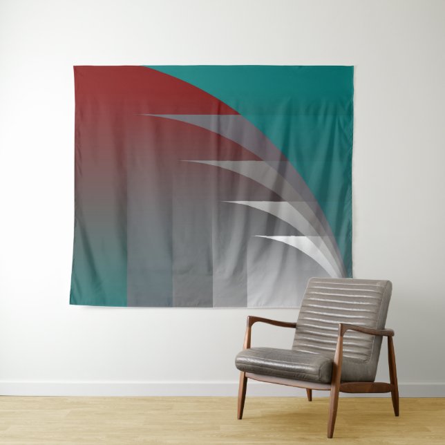 Opening curtains tapestry (In Situ (Horizontal))