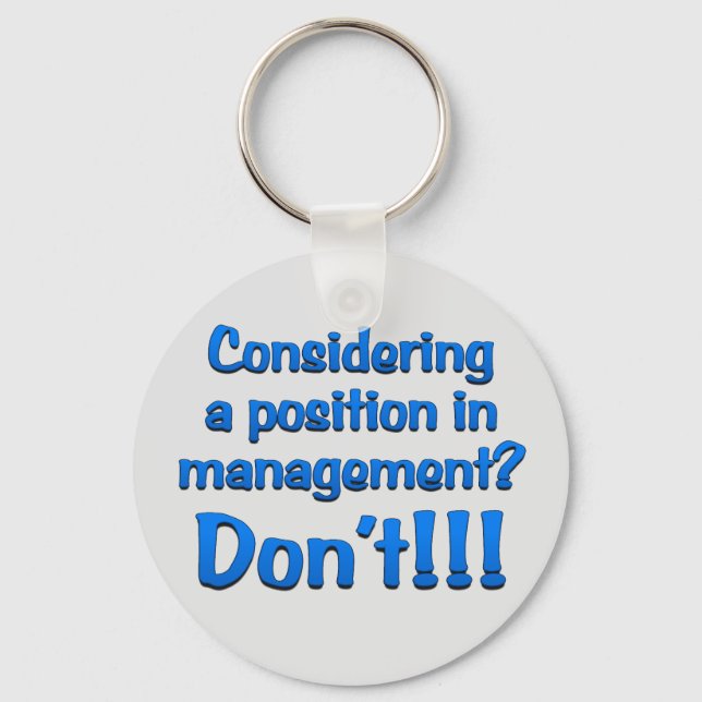 Opening in Management Key Ring (Front)